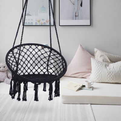 Max 330 Lbs Macrame Swing