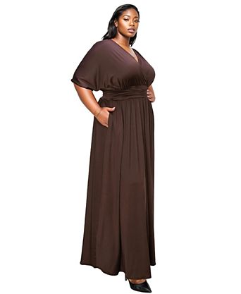 brown dress for plus size Starlit Cinch special occasions Plus Size Lilly Slip Lace