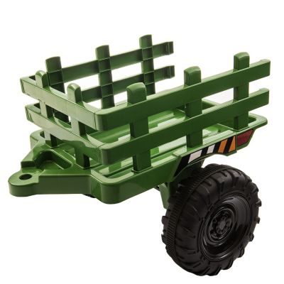 Streamdale Kids Ride-On Tractor with Trailer & Lights, Perfect Gift for Ages 3-6
