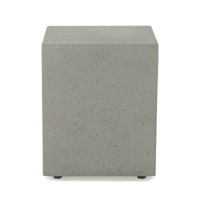 Modern Concrete Tank Holder Side Table Chic, Durable, Multi-Purpose