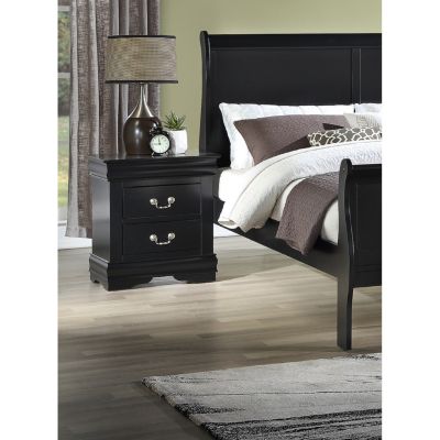 Elegant Louis Philip Nightstand with Ample Storage