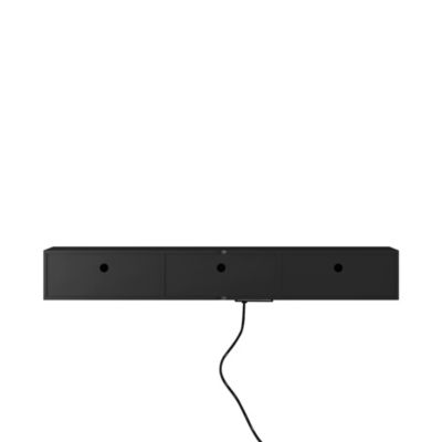 Streamdale Floating LED TV Shelf with Outlet