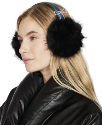 Steve Madden - Women's Sweet Shag Embellished Earmuffs
