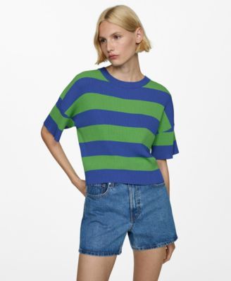 Women's Ribbed Knit T-Shirt