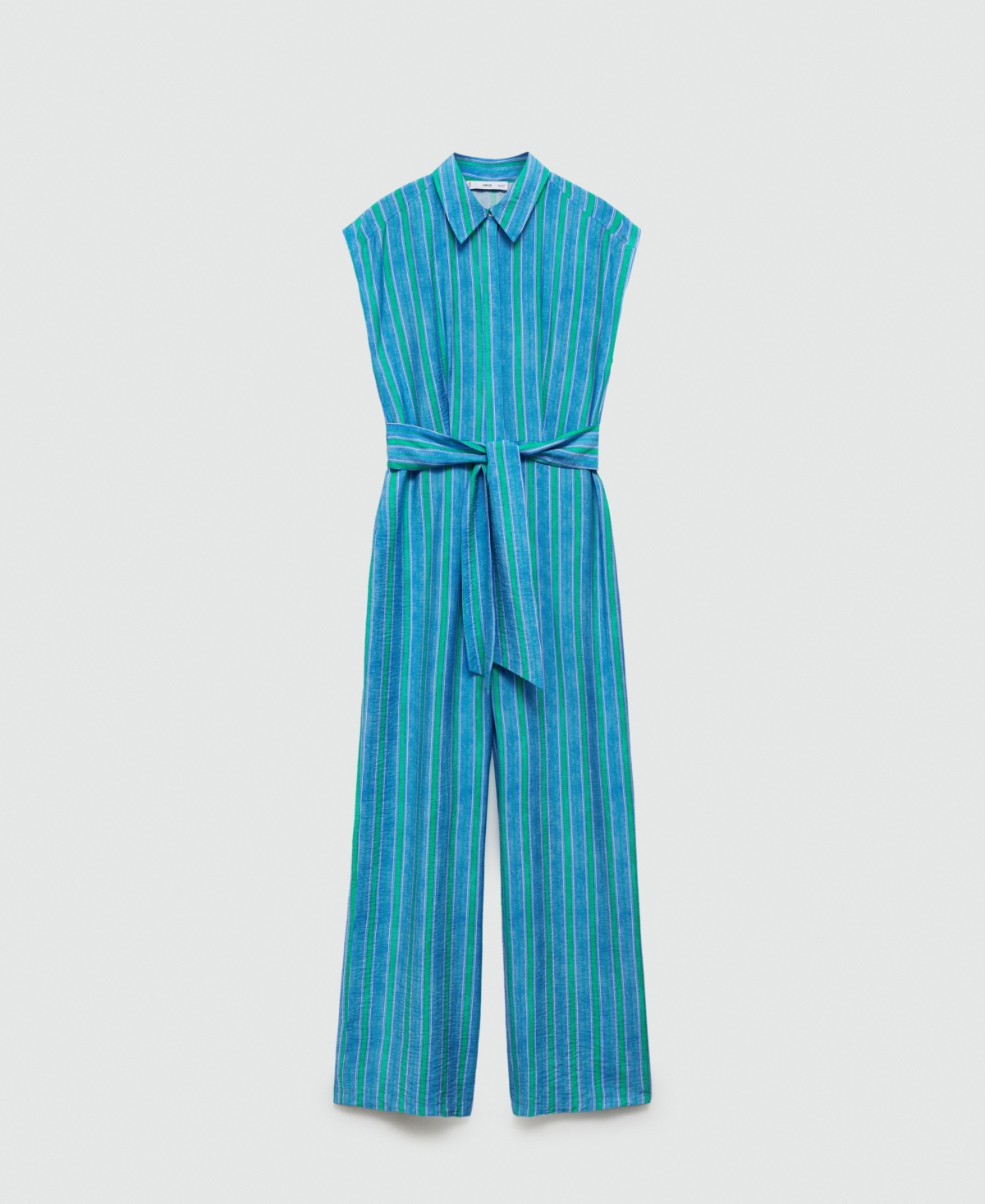Mango Women's Bow Detail Shirt Jumpsuit