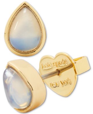 kate spade new york - Gold-Tone Bubbly Bezel Stud Earrings