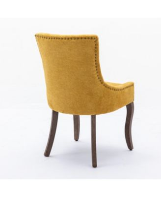 Handmade Plush High-Back Dining Chair