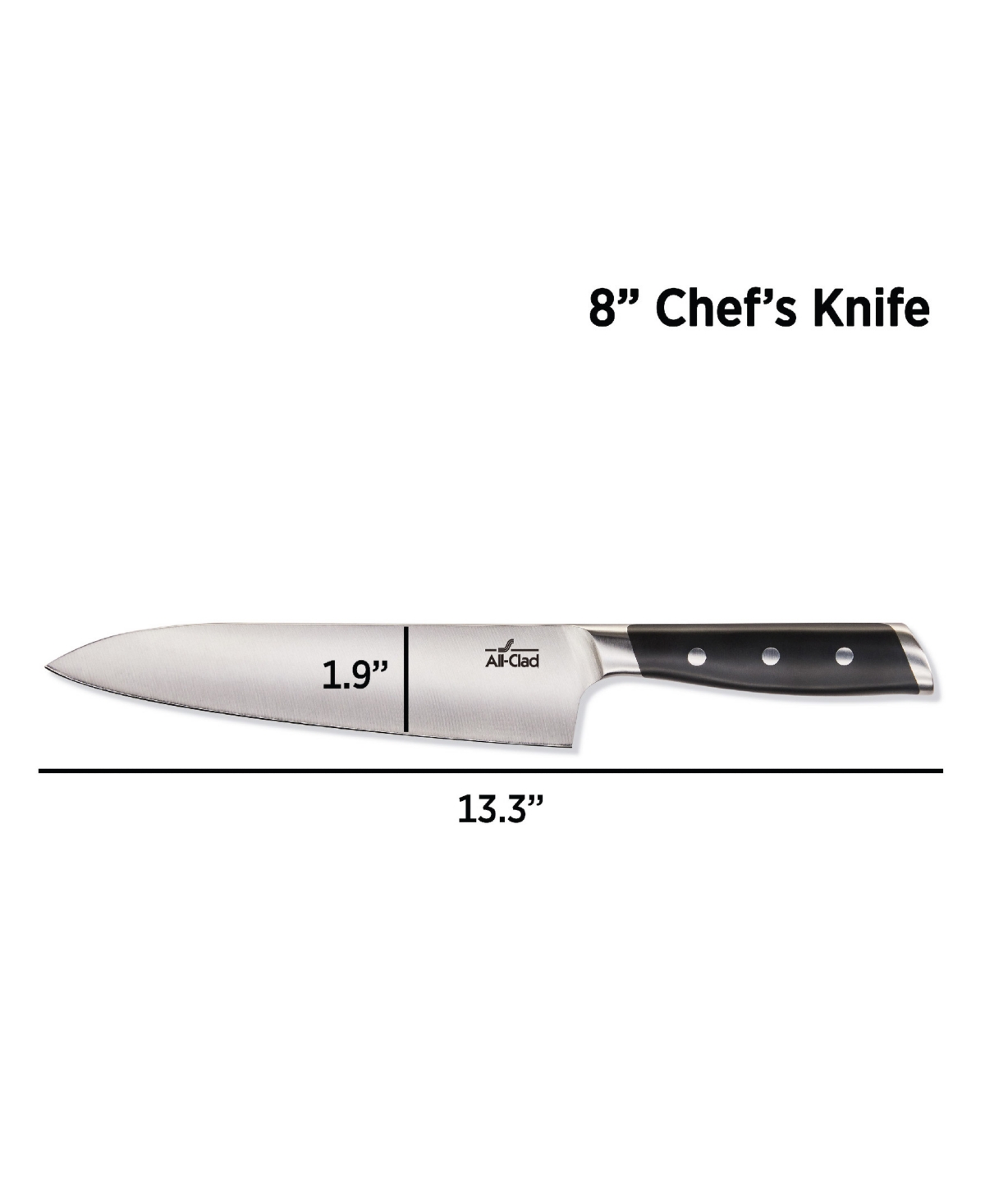 All-clad 8" Chef's Knife In Black