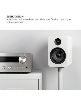 YUP6 Passive Bookshelf Speakers with Silk Dome Tweeter and Kevlar Woofer Pair