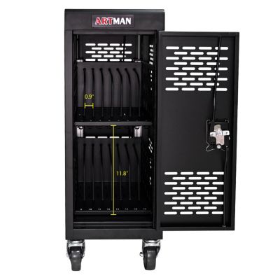 Streamdale 16-Compartment Charging Cabinet for Laptops