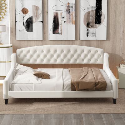 Streamdale Modern Luxury Tufted Button Daybed