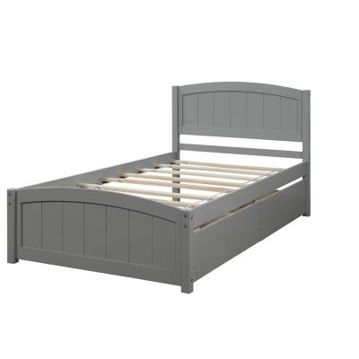 Streamdale Twin Size Platform Bed With Two Drawers