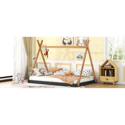 Streamdale Full Size Tent Floor Bed With Triangle Structure