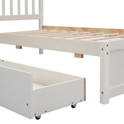Streamdale Modern Twin Platform Bed with Storage