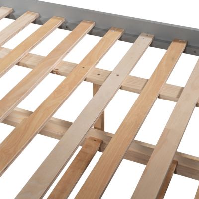 Streamdale Full Over Full Bunk Bed With Twin Size Trundle, Walnut