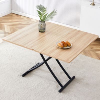 Adjustable Height Foldable Table with Easy Assembly