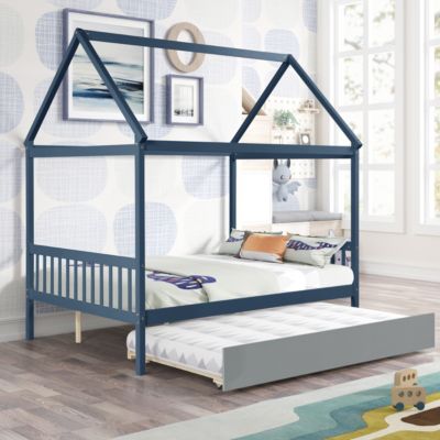 Simplie Fun House Full Bed With Trundle