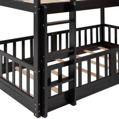 Streamdale Twin Over Twin Bunk Bed With Slide And Ladder