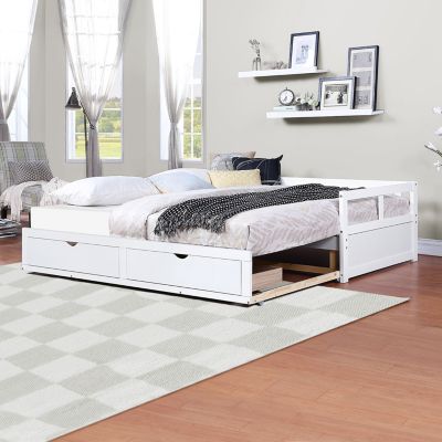 Streamdale Extendable Daybed with Trundle and Storage