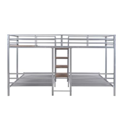 Streamdale Triple Bunk Bed w/ Staircase & Storage