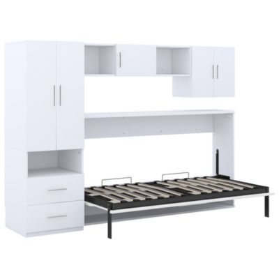 Twin-Size Murphy Bed with Storage