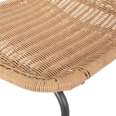Streamdale Sleek Outdoor Wicker Dining Chair Set for a Touch of Style and Comfort