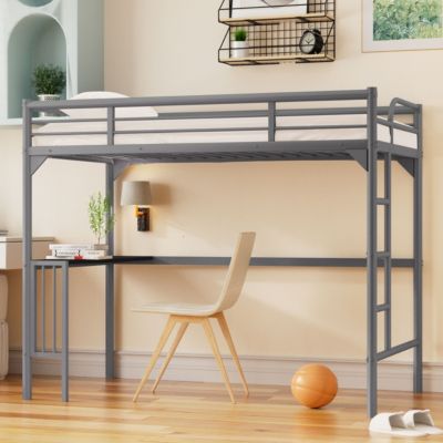 Streamdale Twin Loft Bed with Desk and Storage