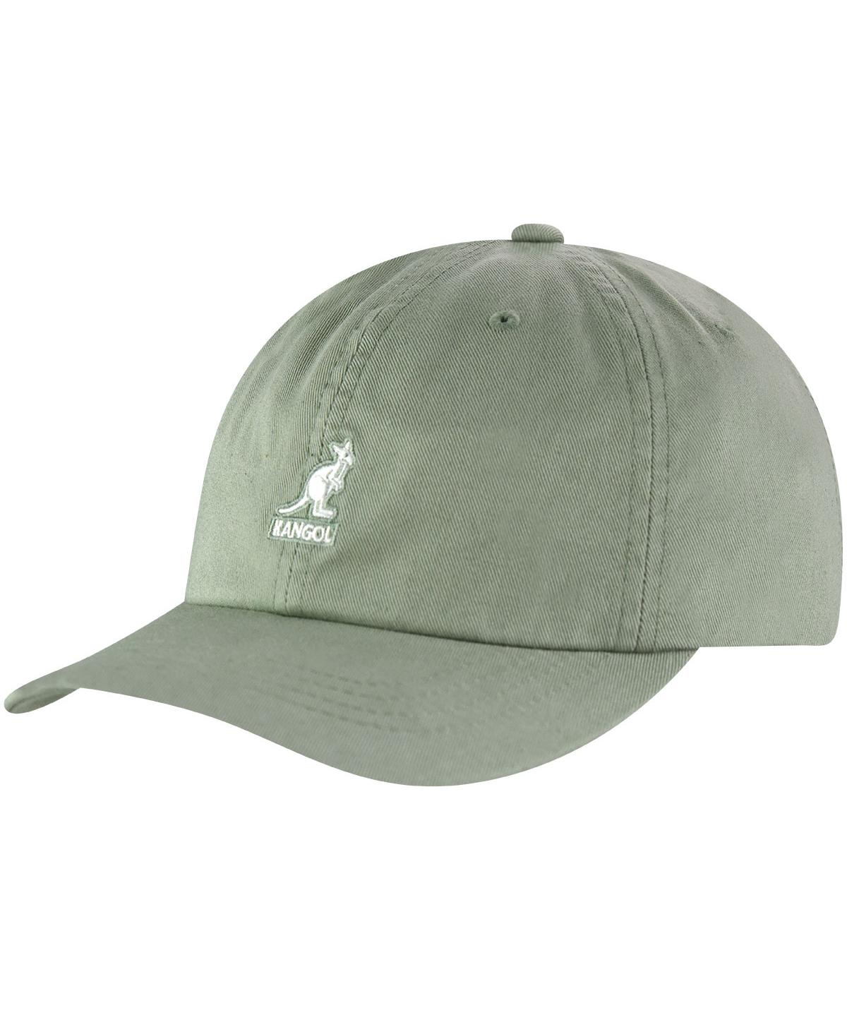 Men's Washed Baseball Baseball & Sport Caps - Oil green
