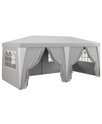 EZ Pop-Up Canopy Tent Spacious 16x16' with Adjustable Height and Included Carry Bag