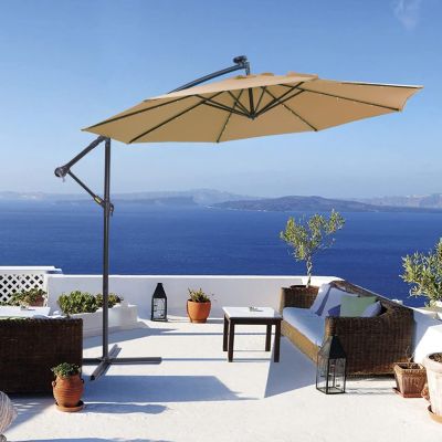 Streamdale 10 ft LED Cantilever Patio Umbrella