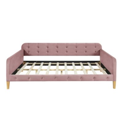 Full Size Upholstered Daybed with 4 Support Legs