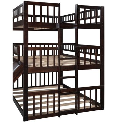 Streamdale Triple Bunk Bed with Ladder and Slide
