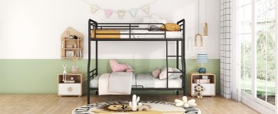 Streamdale Full XL Over Queen Metal Bunk Bed