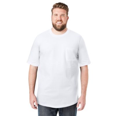 Big & Tall by KingSize Heavyweight Pocket Crewneck T-Shirt