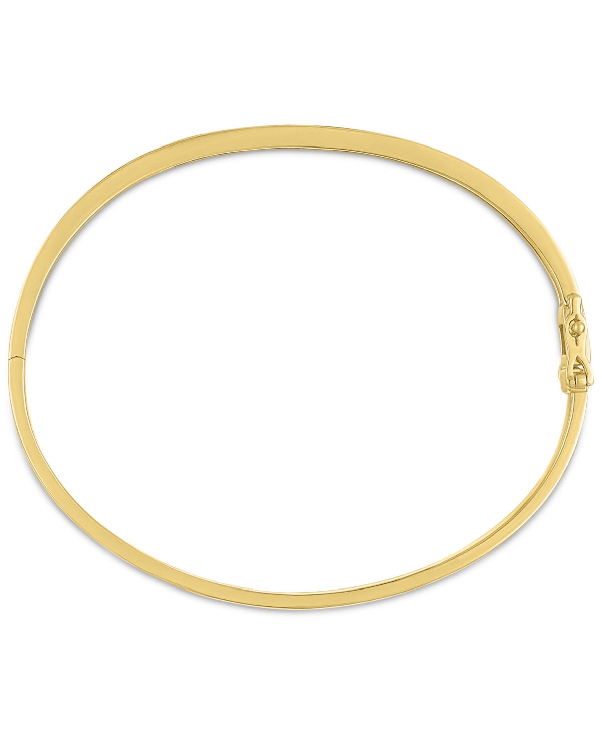 2-Pc. Set Diamond Bangle Bracelets (1/5 ct. t.w.) in 14k Gold-Plated Sterling Silver - Gold-Plated Sterling Silver
