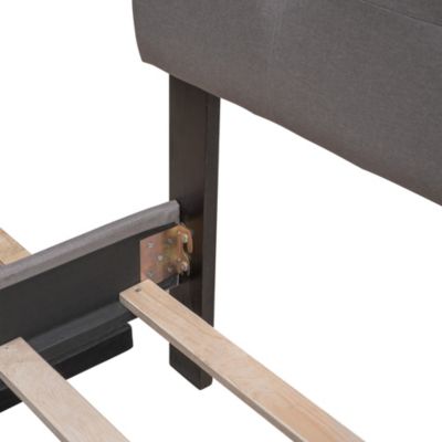 Streamdale Queen Upholstered Platform Bed with Twin XL Trundle and Drawers