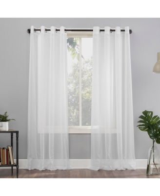 Sheer Voile Grommet Curtain Panel