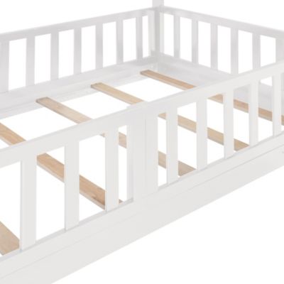 Twin Over Twin Bunk Bed With Slide And Ladder