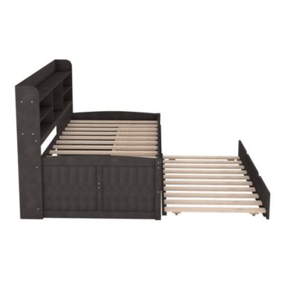 Bed with Bookshelves, and Trundle