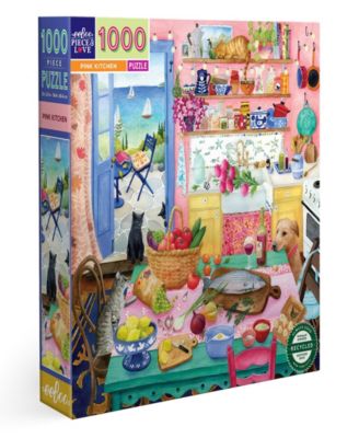 Eeboo Piece Love Pink Kitchen Puzzle Set - Macy's
