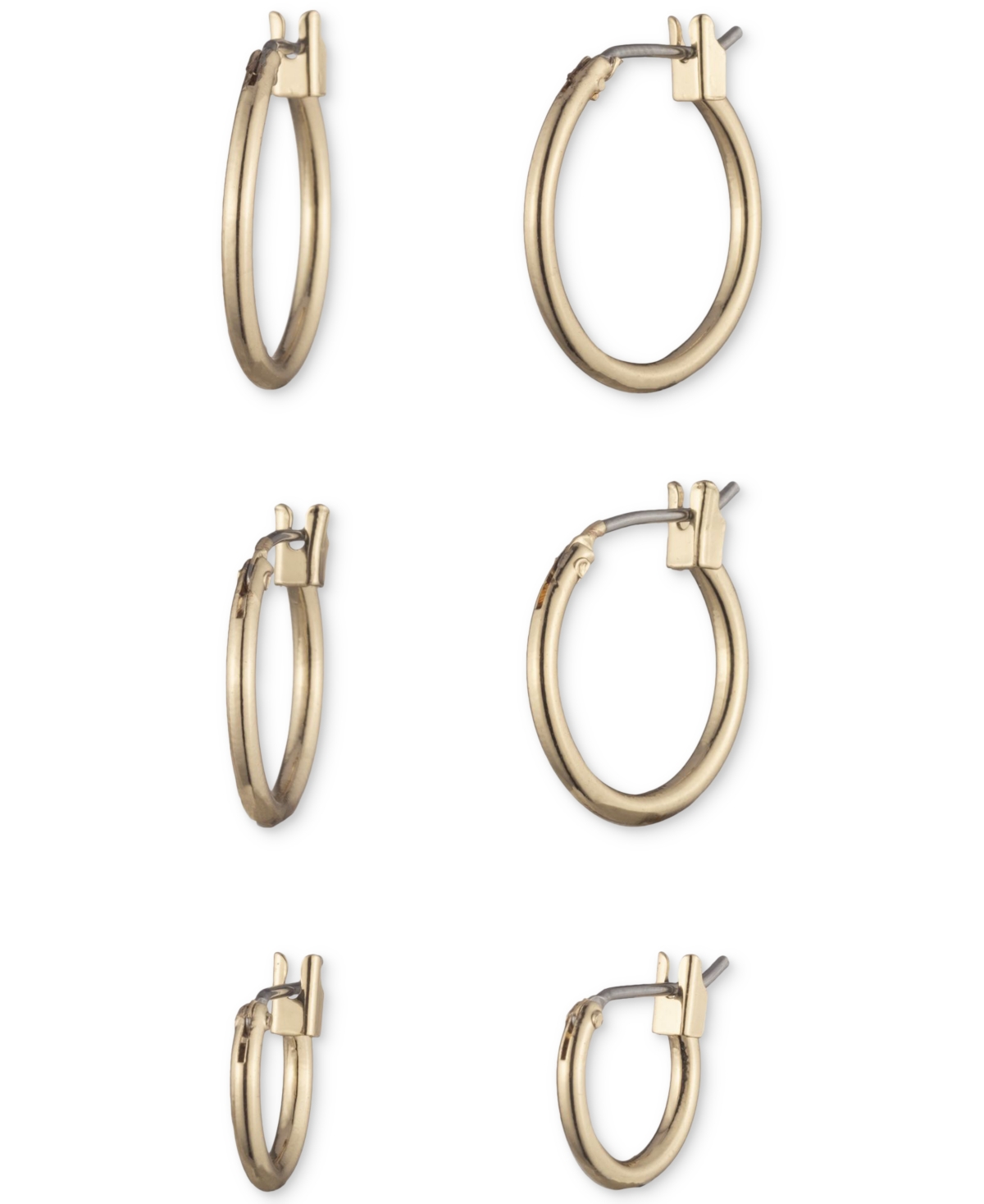 3-Pc. Set Extra-Small & Small Hoop Earrings - Silver