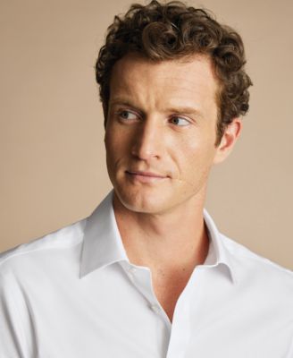 Men's Slim-Fit Non-Iron Royal Oxford Dress Shirt