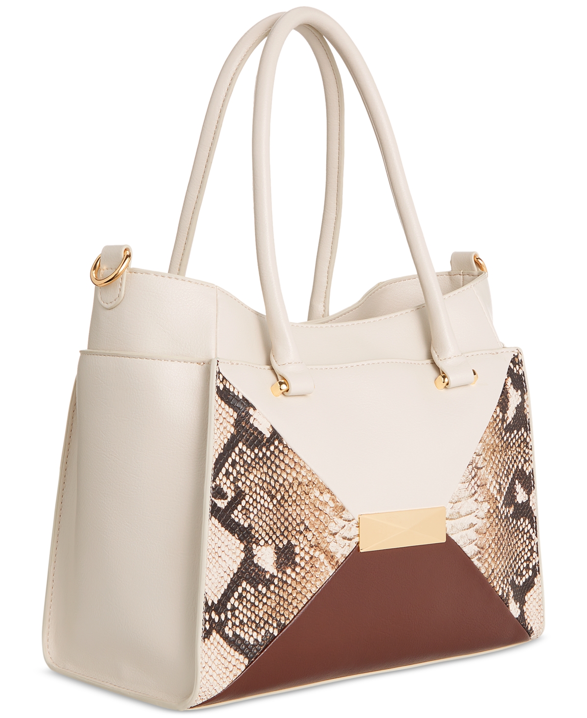 I.n.c. International Concepts Caitii Snake Colorblock Satchel, Created for Macy's