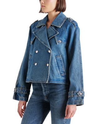 Steve Madden Women's Sirus Double-Breasted Jacket
