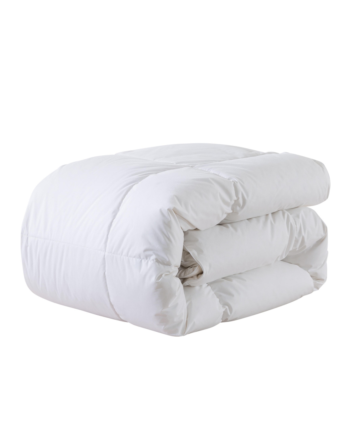 Royal Velvet Heavy Weight White Goose Nano Down And Feather Blend Comforter, King In White