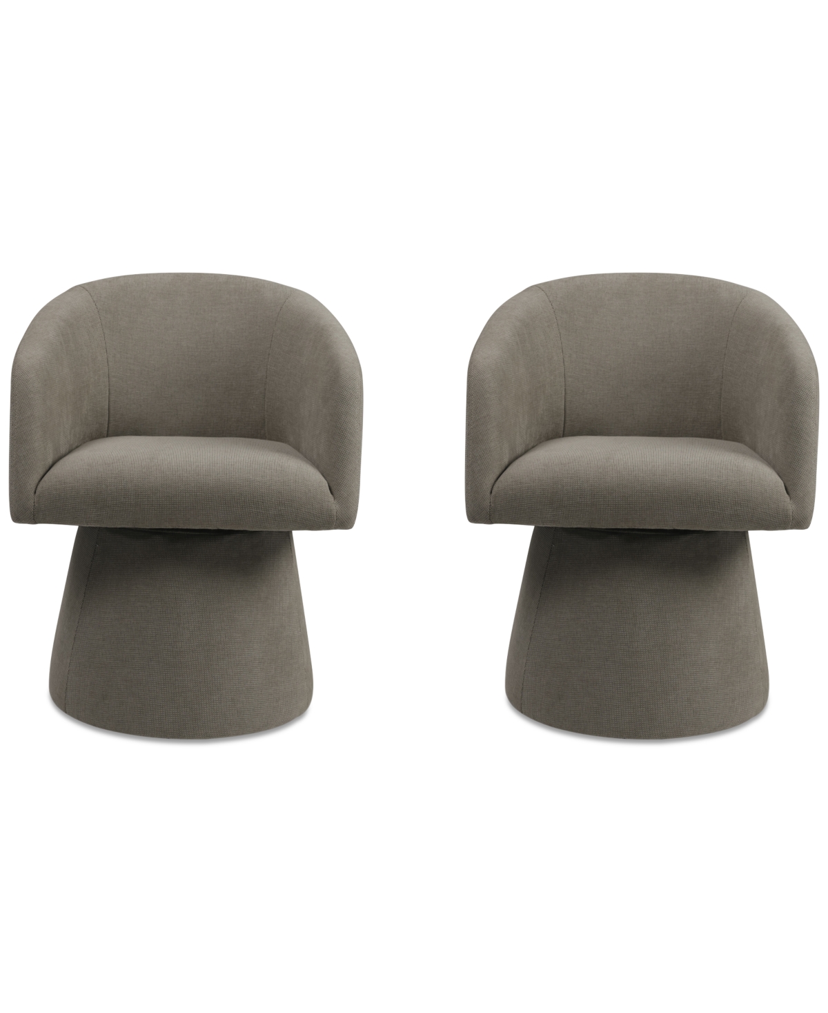 Macy's Korder 2-pc. Arm Swivel Chair Set, Created For  In Sand