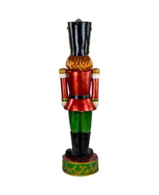Red and Green Standing Christmas Nutcracker Soldier 5 ft