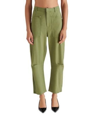 Steve Madden - Women's Haniel Barrel-Leg Utility Pants