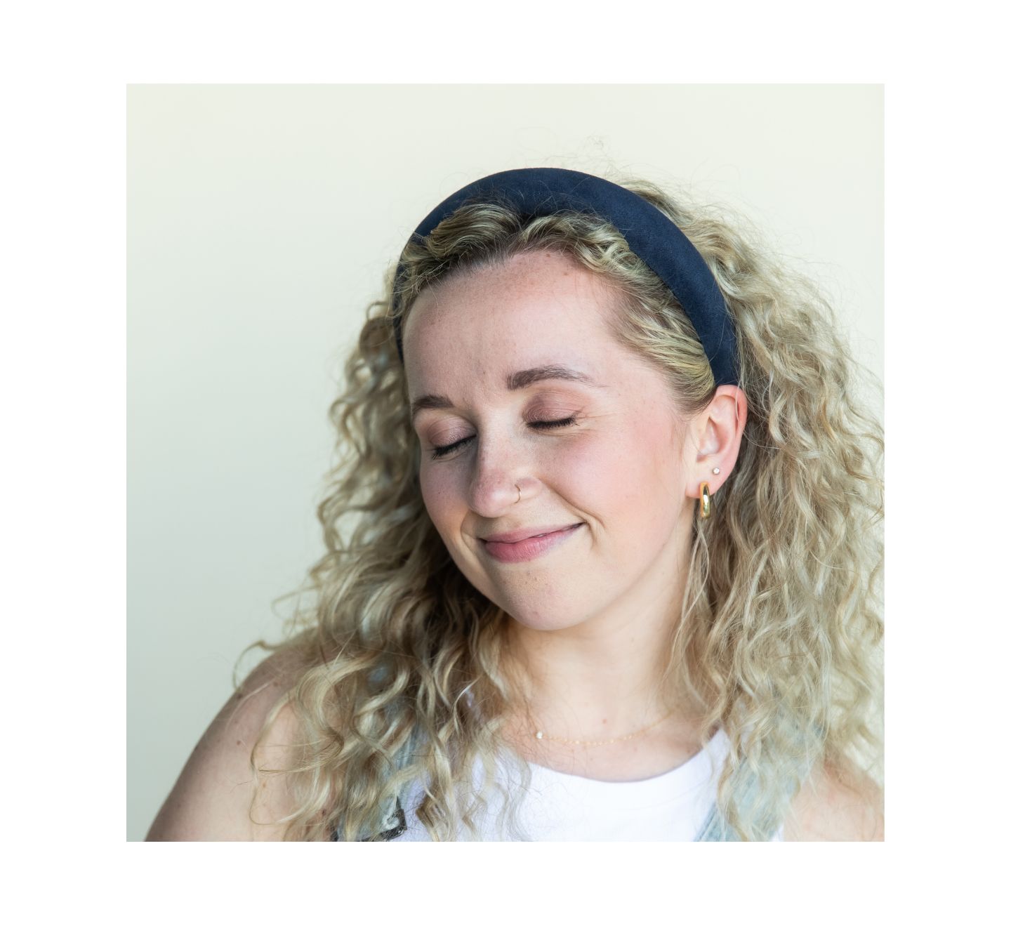 Женские аксессуары для волос Headbands of Hope Classic Padded Headband - Navy — фото 3