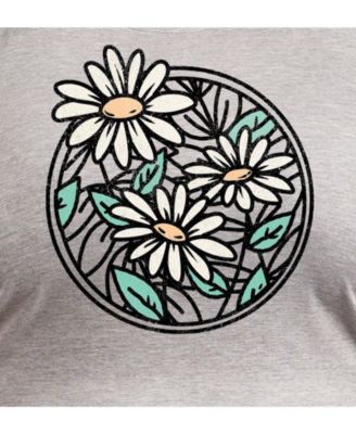Wildflower Circle Plus Size Graphic Tank
